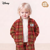 [Milk Mile] [Disney] Mickey Mouse Camping Check Polar Fleece Jumper
