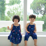 [6/26~Sequential Shipping][Pre-order] Space Sleeveless Pleated Dress