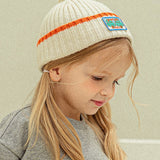 Tree and bear beanie hat