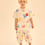 [Care Bear] colorful care bear's loose fit summer set