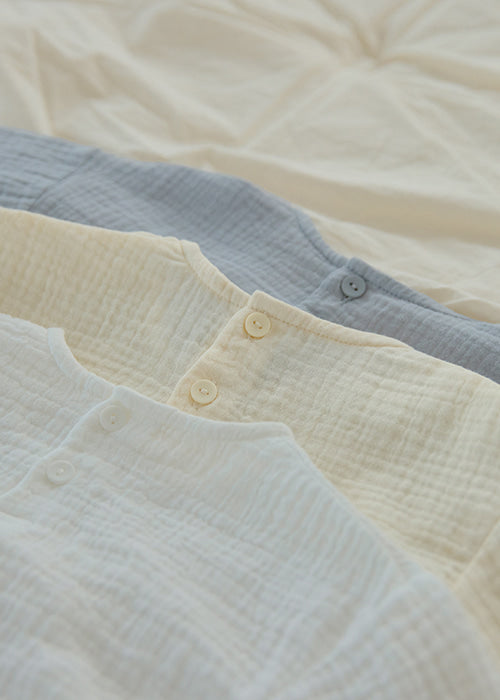 Essential Natural Cotton Short Sleeve Shirt