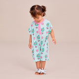 Cozy Summer Indoor Suit - Owl Mint