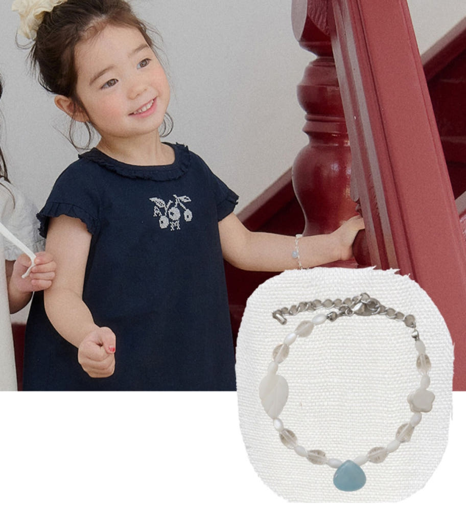 Mardi Amber Gluciel Bead Bracelet