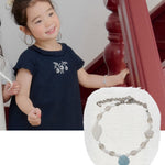 Mardi Amber Gluciel Bead Bracelet