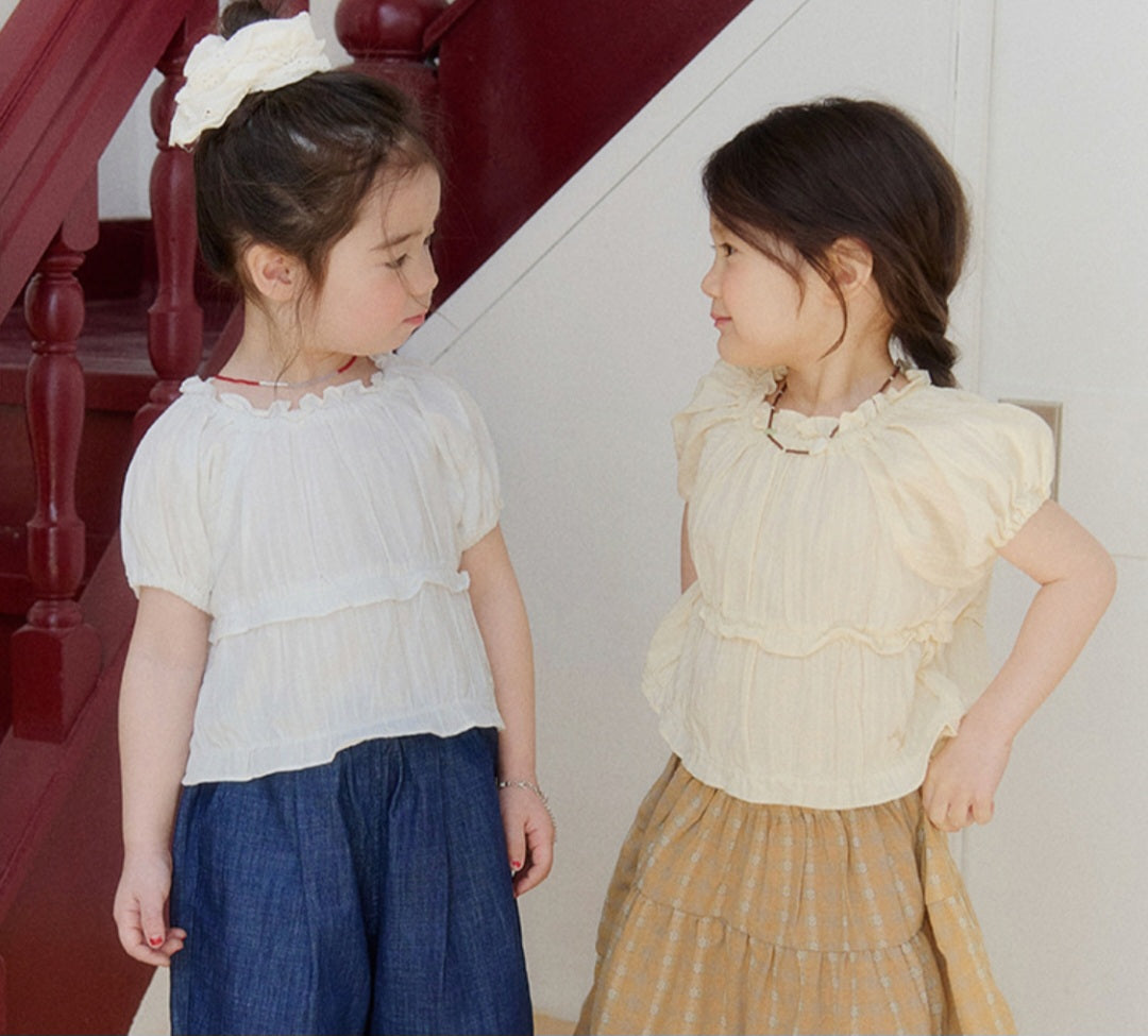 Mardi Amber Ariko Frill Blouse