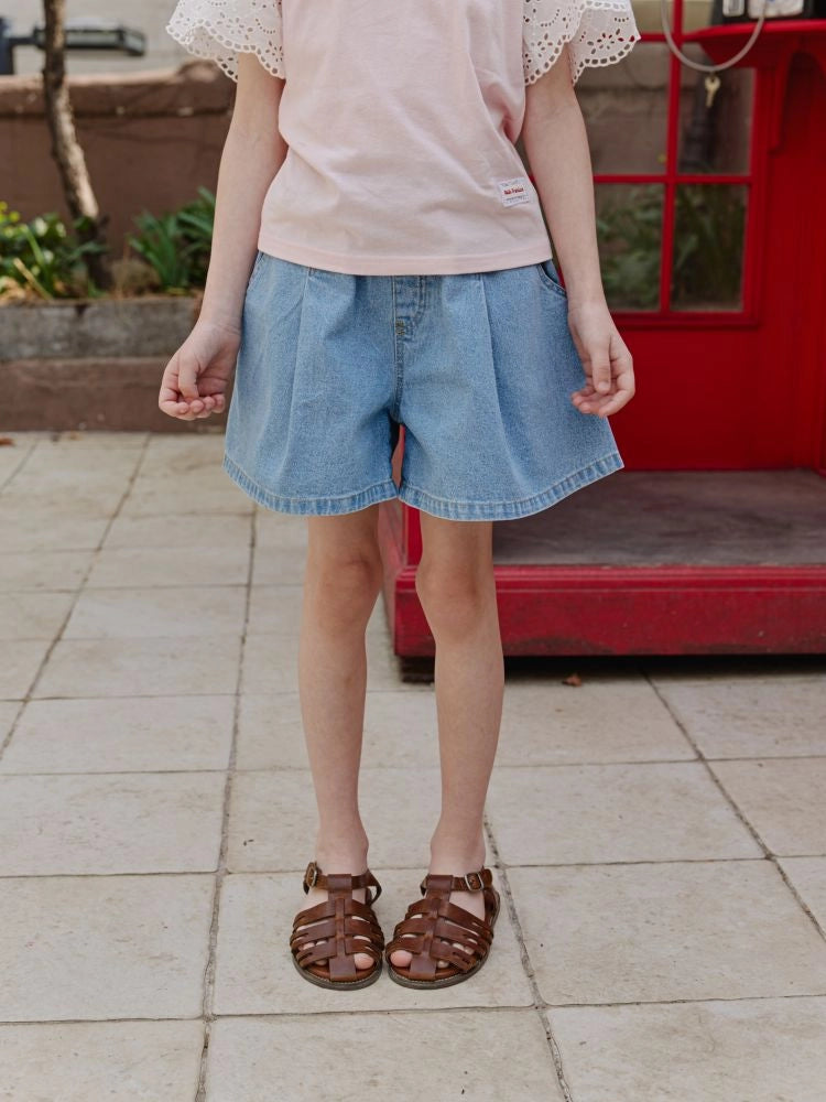 Apple Smile Culottes Denim