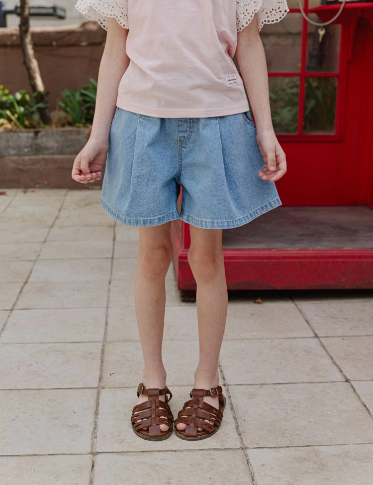 Apple Smile Culottes Denim