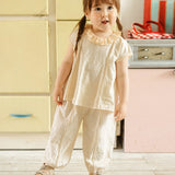 [Pimpollo] Cute lace top and bottom set