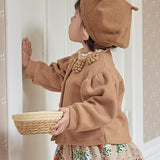 Pine cone Cardigan_Brown