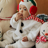 SNOWMAN ROMPERS SET