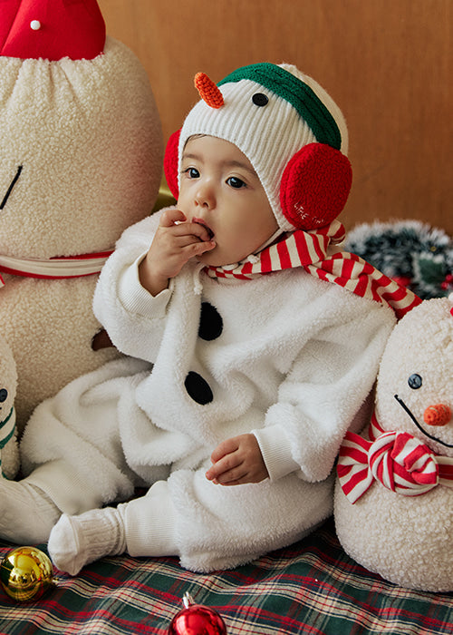 SNOWMAN ROMPERS SET