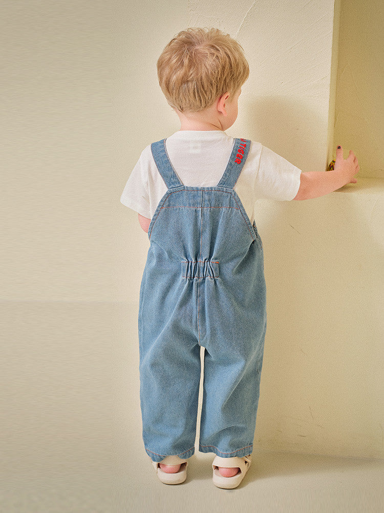 Tiger blue overall pants