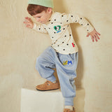 [Disney] 101 Dalmatians Heart Half Polar T-shirt