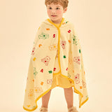 [Care Bear] Alphabet Care Bears 2in1 Hood Beach Towel