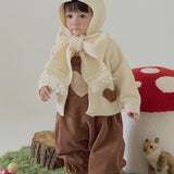 Lunlun Boucle Knit Cardigan_Cream