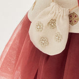 Pearl flower pouch