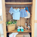 Apple Smile Pincoat Sleeveless Sky