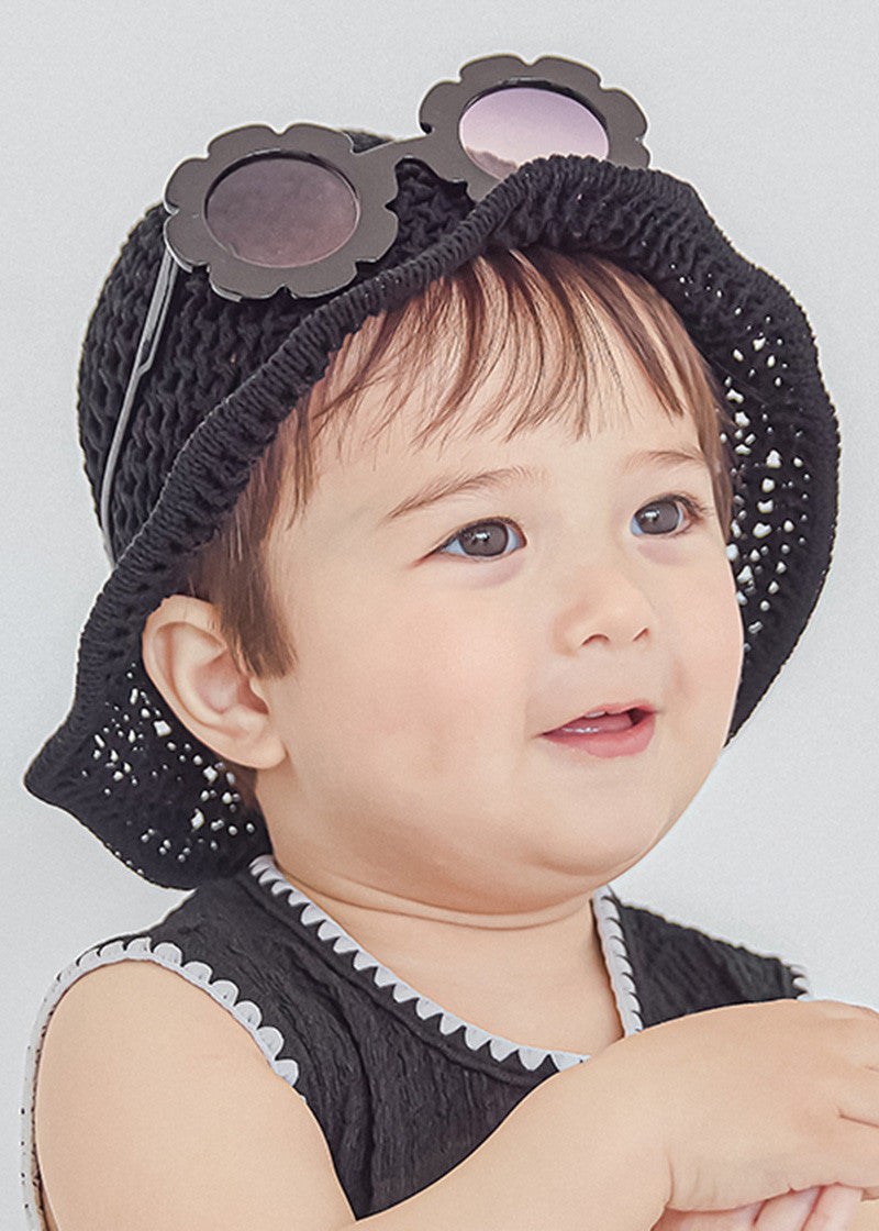 Airy Net Bucket Hat_Black