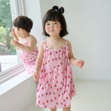 [6/26~Sequential Shipping][Pre-order] Cherry Sleeveless Pleated Dress