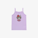 Tropical Girls' Sleeveless Top in Purple