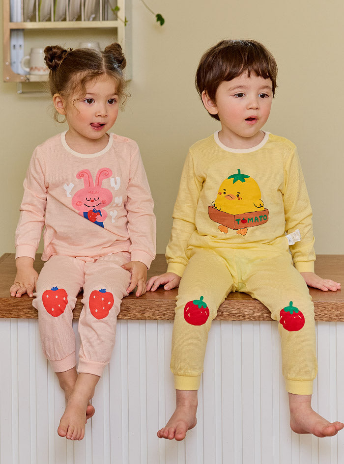 Berry Bunny jacquard (24SS) indoor wear set