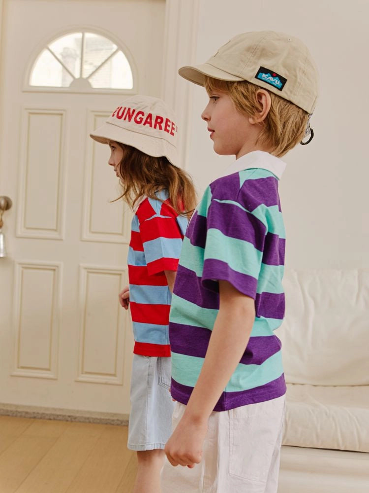 Apple Smile Vivid Collared T-shirt Mint