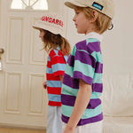 Apple Smile Vivid Collared T-shirt Mint