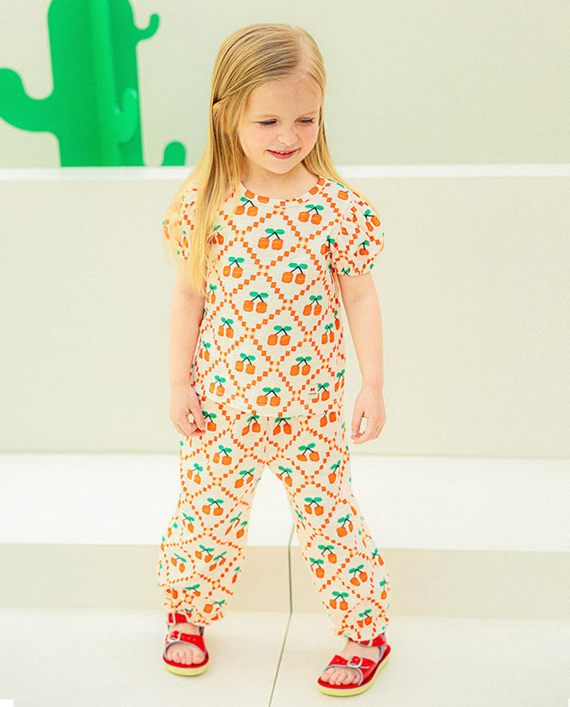 [Pimppoyo] Bubble Cherry Top & Bottom Set