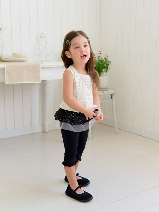 Milk Dot Sleeveless T-shirt_3COLORS