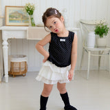 Milk Dot Sleeveless T-shirt_3COLORS