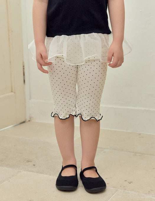 Dot Bootcut Pants_3COLORS