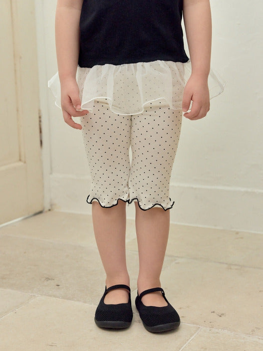 Dot Bootcut Pants_3COLORS