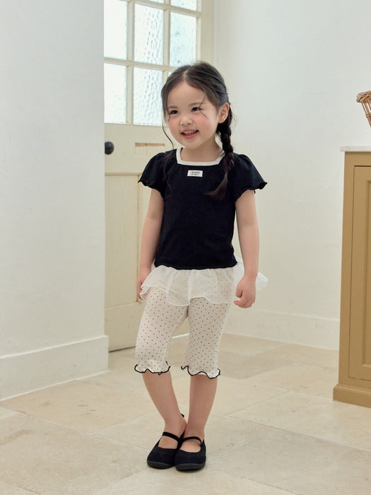 Dot Bootcut Pants_3COLORS