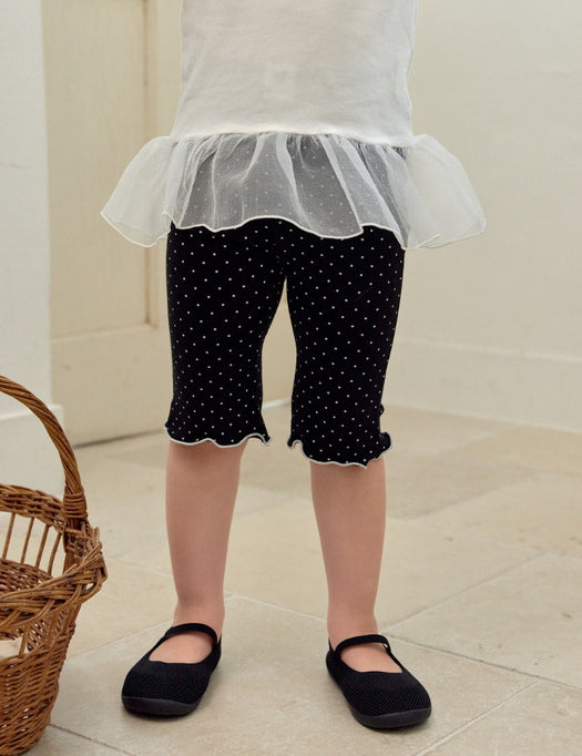 Dot Bootcut Pants_3COLORS