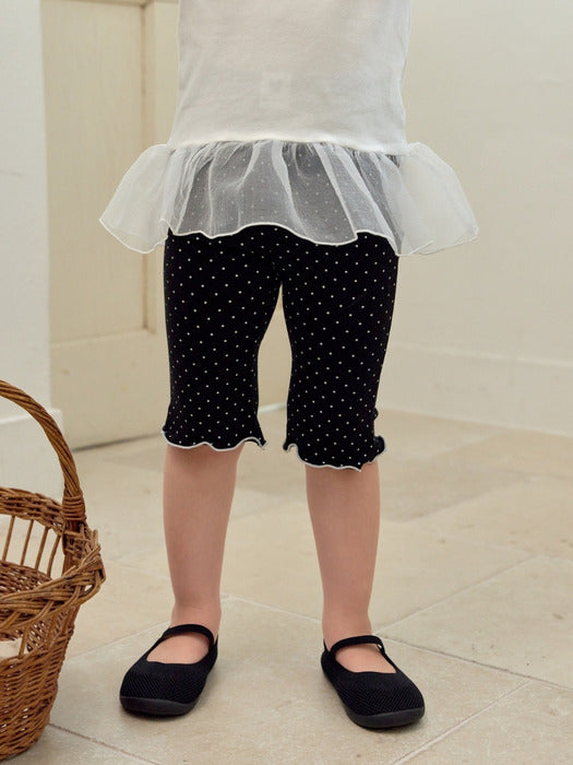 Dot Bootcut Pants_3COLORS