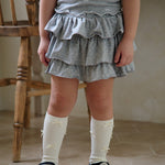 Dot Tiered Skirt_3COLORS