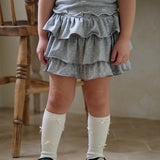 Dot Tiered Skirt_3COLORS