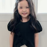 Cross Frill T-shirt_2 COLORS