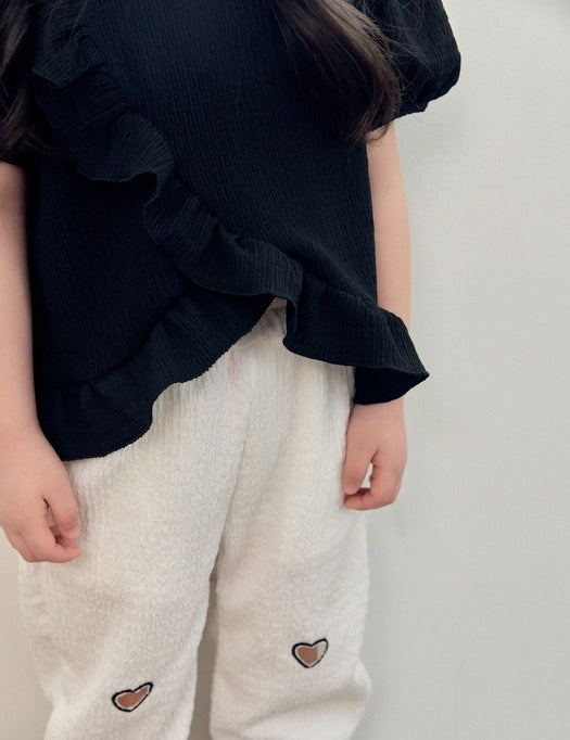 Cross Frill T-shirt_2 COLORS