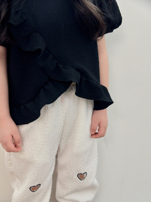 Cross Frill T-shirt_2 COLORS