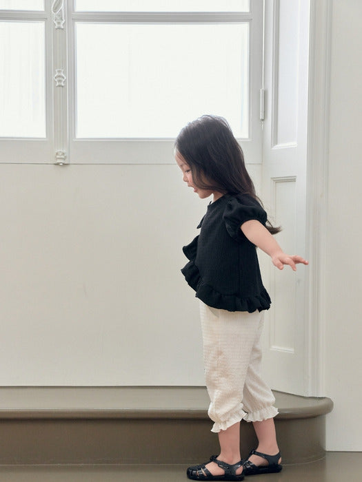 Cross Frill T-shirt_2 COLORS