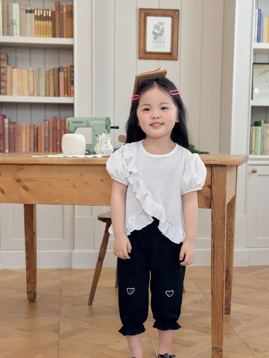 Cross Frill T-shirt_2 COLORS