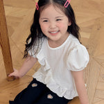 Cross Frill T-shirt_2 COLORS