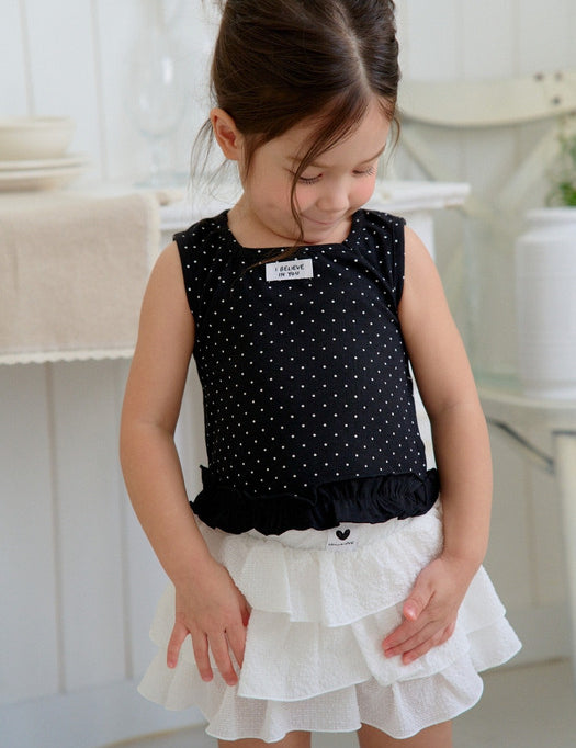Scrunchie Tiered Skirt_2 COLORS
