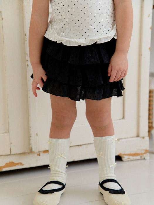 Scrunchie Tiered Skirt_2 COLORS