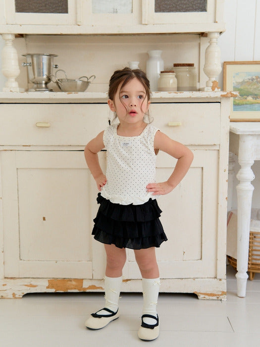 Scrunchie Tiered Skirt_2 COLORS