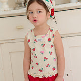 Berry Frill Sleeveless T-shirt_2 COLORS