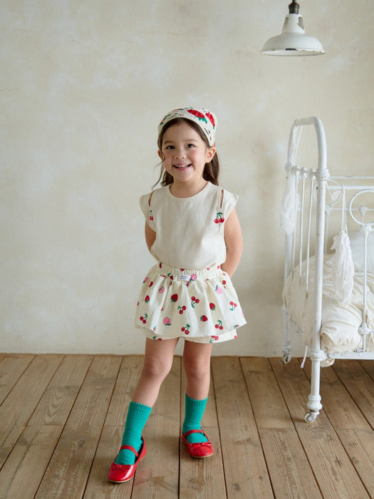 Cherry Slit T-shirt_2 COLORS