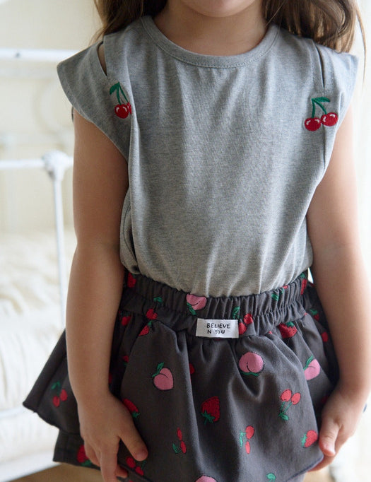 Cherry Slit T-shirt_2 COLORS