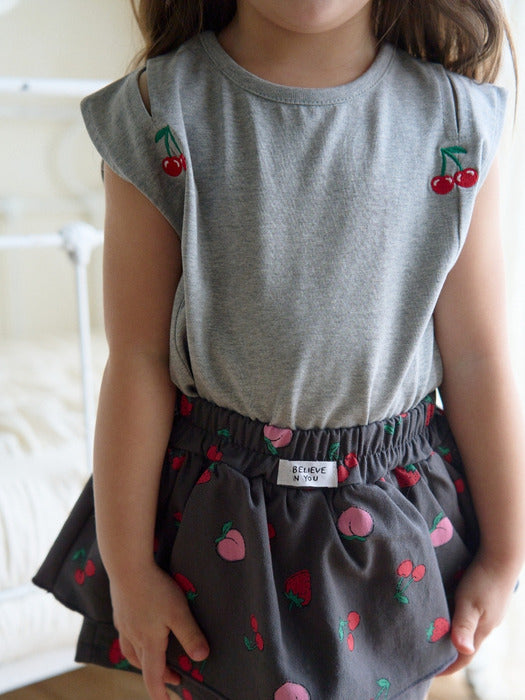 Cherry Slit T-shirt_2 COLORS